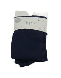 Nové - Tmavomodré punčocháče F&F