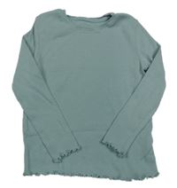 Světlezelené žebrované triko Primark