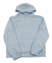 Svetlomodrá melírovaná mikina s kapucňou H&M
