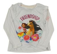 Bílé triko se Spiritem a dívkou