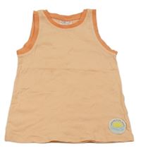 Oranžové tielko s nášivkou So Cute