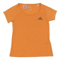 Oranžové funkční tričko s logem Adidas