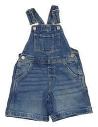 Modré riflové laclové kraťasy H&M