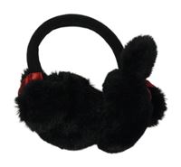 Černé kožešinové klapky na uši - Minnie H&M