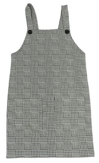 Čierno-sivé vzorované na traké šaty Primark