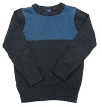 Tmavošedo-modrý ľahký sveter Y.F.K.