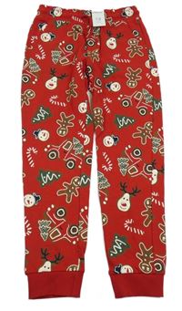 Nové - červené vánoční tepláky Pep&Co