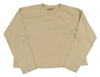 Smotanová crop mikina