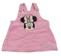 Světlerůžové laclové manšestrové šaty s Minnie Primark