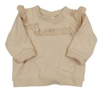 Smetanová mikina s volánkem H&M