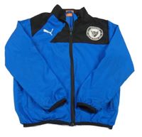 Modro-černá sportovní funkční bunda s logem Puma