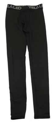 Čierne thermo spodné nohavice