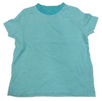 Tyrkysové melírované tričko M&S