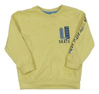 Žltá mikina so skateom Pep&Co