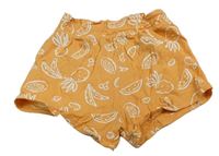Oranžové kraťasy s ovociem Primark