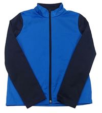 Modro-tmavomodrá športová prepínaci mikina Decathlon