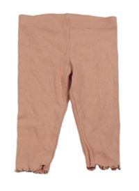 Ružové rebrované legíny F&F