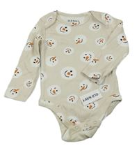 Nové - Béžové body se sněhuláky Old Navy