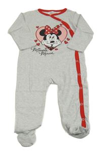 Světlešedý overal s Minnie Disney