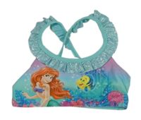 Svetlomodrá plavková lambáda s Ariel a volánikmi H&M
