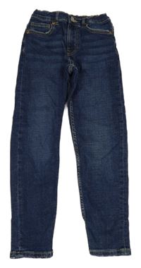 Tmavomodré skinny rifle Zara