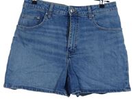 Dámske svetlomodré rifľové kraťasy H&M