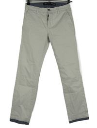 Pánske béžové plátenné slim nohavice Denim vel. 28/30