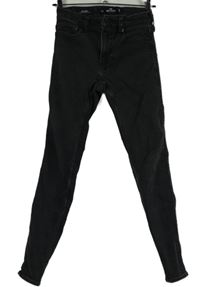 Dámske čierne skinny rifle Hollister