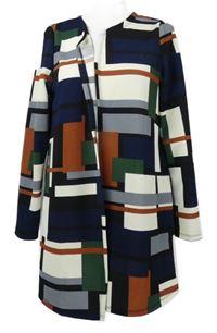 Dámský barevný vzorovaný sakový cardigán Emery Rose 