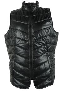 Dámska čierna šušťáková prešívaná zateplená vesta Laura Torelli