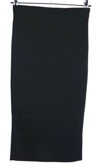 Dámska čierna púzdrová midi sukňa H&M