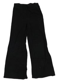 Černé flare tepláky H&M
