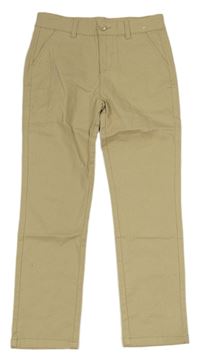Béžové plátenné chino nohavice Denim Co.