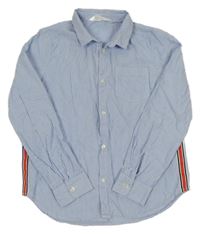 Modro-biela pruhovaná blúzka s proužkem H&M