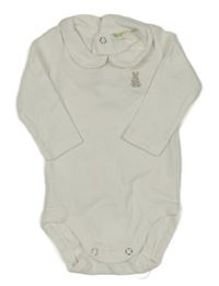 Bílé body s králíčkem Benetton