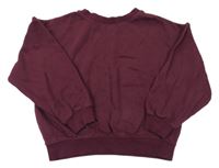 Vínová mikina H&M