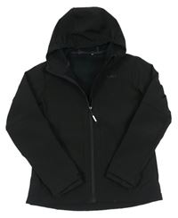 Čierna softshellová bunda s kapucňou CMP