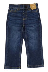 Tmavomodré regular fit rifle Dunnes stores