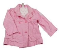 Ružový šušťákový jarný kabát C&A