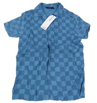 Nové - Modrá kockovaná košeľa George