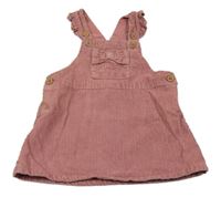 Ružové menšestrové na traké šaty s mašlou Next