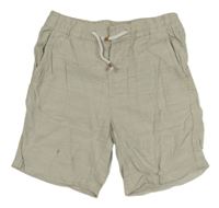Šedobéžové melírované kraťasy H&M