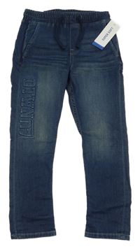 Nové - Tmavomodré rifle H&M
