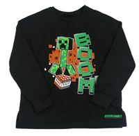 Černá mikina Minecraft 