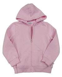 Svetloružová prepínaci mikina s kapucňou Primark