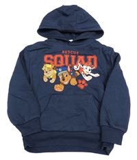 Tmavomodrá mikina s Paw Patrol a kapucňou zn. Nickelodeon