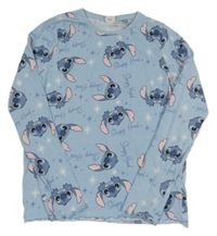 Svetlomodré pyžamové tričko so Stitchem Disney