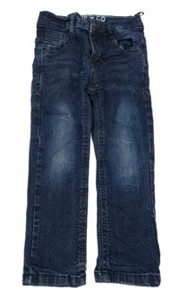 Tmavomodré rifle Stop+go