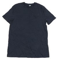 Tmavomodré tričko s kapsou F&F