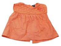 Lososová tunika s kytičkami Kiabi 